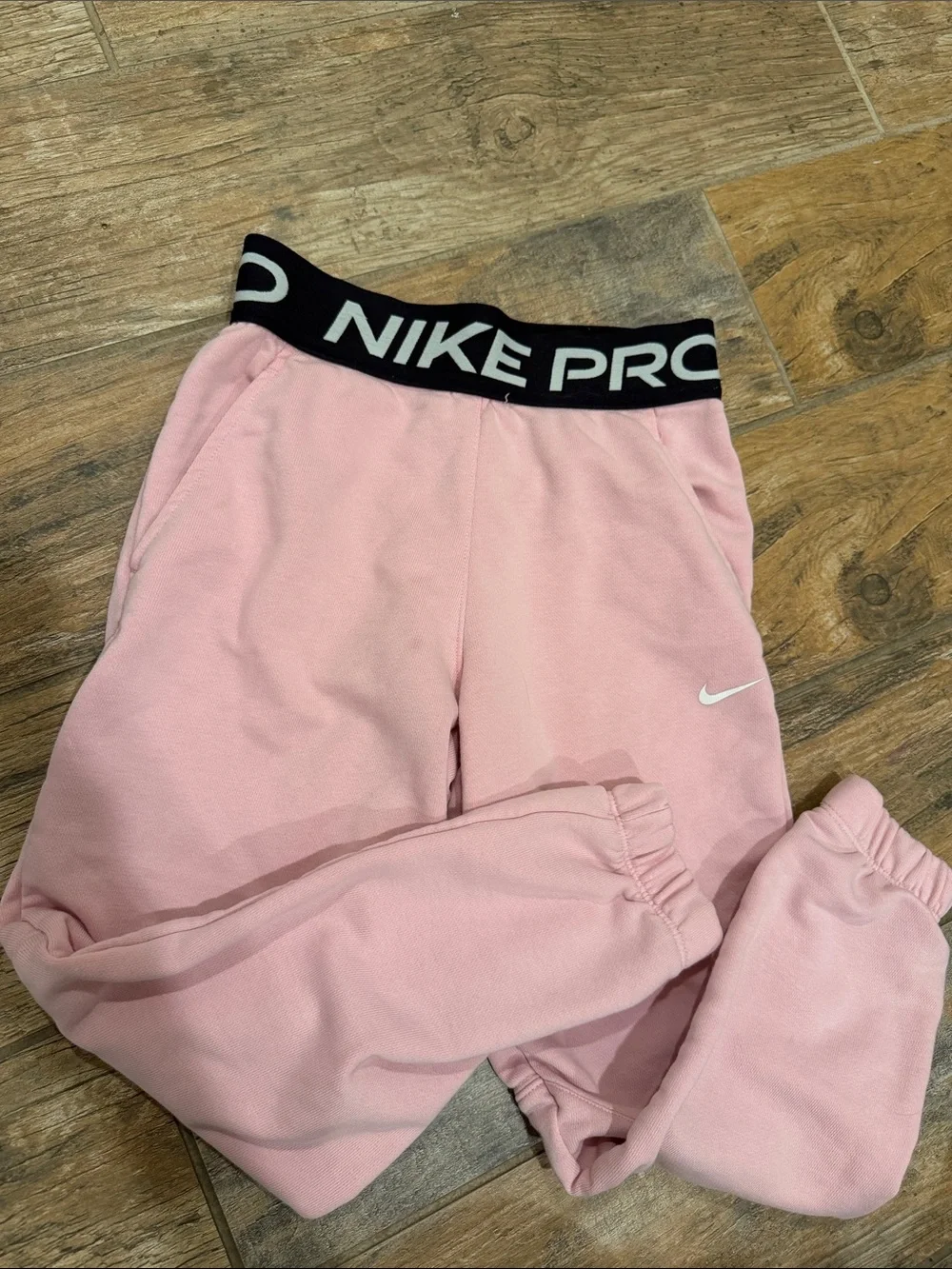 Nike Pink Kids Jogger Sweatpants with Branded Waistband
